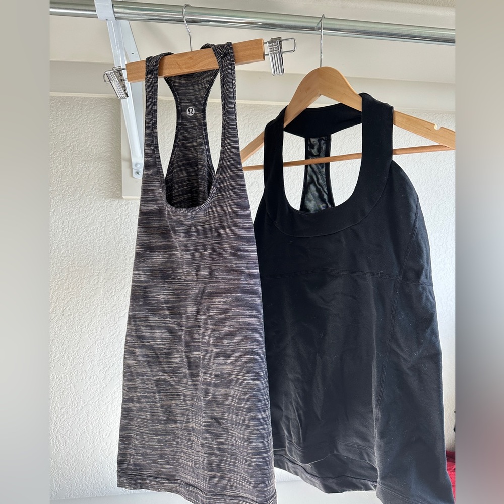 Two Lululemon tanks, sold as a bundle
